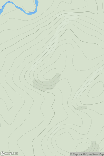 Thumbnail image for Black Hill [Oban to Loch Fyne] showing contour plot for surrounding peak
